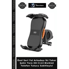 Terrien Özel Seri Yol Arkadaşı Iki Teker Şehir Türü Xo C113 Bisiklet Telefon Tutucu Sabitleyici