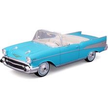 Maisto 1957 Chevrolet Bel Air Convertible Model Araba 31476 Mavi