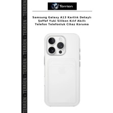 Terrien Samsung Galaxy A13 Kartlık Detaylı Şeffaf Yuki Silikon Kılıf Akıllı Telefon Telefonluk Cihaz Koruma