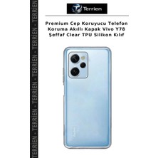 Terrien Premium Cep Koruyucu Telefon Koruma Akıllı Kapak Vivo Y78 Şeffaf Clear Tpu Silikon Kılıf
