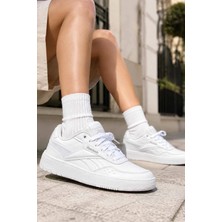 Reebok Unisex Beyaz Sneaker Günlük Spor Ayakkabı Bağcıklı Casual Rahat Taban RB-450