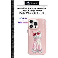 Terrien Özel Üretim Erkek Aksesuar Cihaz Kapağı Trend Model iPhone 13 Pro 3D
