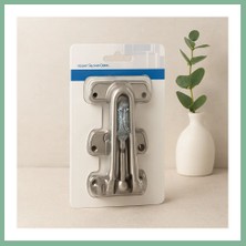 Bşk Virgo Çelik Kapı Emniyet Kelepçe (Krom) 60 mm BSK2026