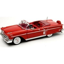 Motormax Diecast 1958 Chevy Impala 1:24 Ölçekli  Model Araç Metal Kırmızı
