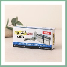 Bşk Virgo 68 mm Barel Silindir Kilit Nikel Saten 3 Anahtar BSK2026