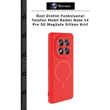 Terrien Özel Üretim Fonksiyonel Telefon Mobil Redmi Note 14 Pro 5g Magsafe Silikon Kılıf