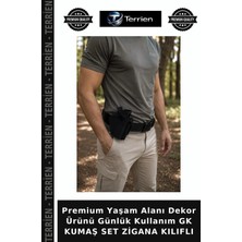 Terrien Premium Yaşam Alanı Dekor Ürünü Günlük Kullanım Gk Kumaş Set Zigana Kılıflı