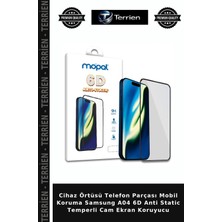 Terrien Cihaz Örtüsü Telefon Parçası Mobil Koruma Samsung A04 6d Anti Static Temperli Cam Ekran Koruyucu