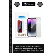 Terrien Özel Üretim Telefon Kılıfı Cihaz Aksesuar Mobil Koruma Vivo Y53S Normal Temperli Cam Ekran Koruyucu