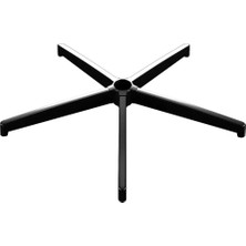 Tr Oyuncu Ofis Çalışma Koltuğu Uyumlu Siyah 67CM Metal Yıldız Ayak