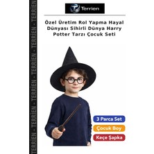 Terrien Özel Üretim Rol Yapma Hayal Dünyası Sihirli Dünya Harry Potter Tarzı Çocuk Seti
