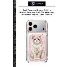 Terrien Özel Tasarım iPhone 18 Pro Nimmy Telefon Kılıfı 3D Aksesuar Manyetik Kapak Cihaz Örtüsü