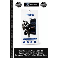 Terrien Özel Tasarım Vivo X300 Fe Uyumlu Air 6 D Cam Ekran Koruyucu Akıllı Telefon Cihaz Camı