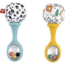 Fisher-Price Neşeli Marakas Fisher-Price Neşeli Marakas Oyuncak, 3 Ay ve Üzeri Bebekler Için 2'li Se