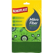 Koroplast Mikrofiber Mutfak Bezi 2'li Set, Hızlı Kuruyan Uzun Ömürlü Mikrofiber Temizlik Bezi Seti,