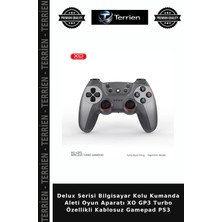 Terrien Delux Serisi Bilgisayar Kolu Kumanda Aleti Oyun Aparatı Xo Gp3 Turbo Özellikli Kablosuz Gamepad Ps3
