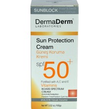 Dermaderm Güneş Koruma Krem Spf + 50, (1 x 100 Gr)