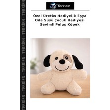 Terrien Özel Üretim Hediyelik Eşya Oda Süsü Çocuk Hediyesi Sevimli Peluş Köpek