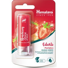 Himalaya Parlatıcı Dudak Kremi, Balm, Çilek, Kayısı Çekirdeği Yağı, NEMLENDIRICI,%100 Doğal Renk