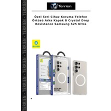 Terrien Özel Seri Cihaz Koruma Telefon Örtüsü Arka Kapak B Crystal Drop Resistance Samsung S25 Ultra