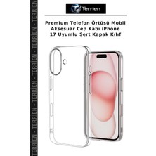 Terrien Premium Telefon Örtüsü Mobil Aksesuar Cep Kabı iPhone 17 Uyumlu Sert Kapak Kılıf