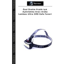 Terrien Özel Üretim Pratik Işık Aydınlatma Aracı Araba Lambası Ultra Smd Kafa Feneri