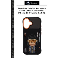 Terrien Premium Telefon Koruyucu Cihaz Örtüsü Akıllı Örtü iPhone 17 Uyumlu Kılıf 3D