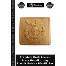 Terrien Premium Kask Arması Arma Genelkurmay Plastik Patch - Plastik Peç