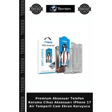 Terrien Premium Aksesuar Telefon Koruma Cihaz Aksesuarı iPhone 17 Air Temperli Cam Ekran Koruyucu