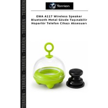 Terrien Ewa A117 Wireless Speaker Bluetooth Metal Gövde Taşınabilir Hoparlör Telefon Cihazı Aksesuarı