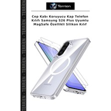 Terrien Cep Kabı Koruyucu Kap Telefon Kılıfı Samsung S26 Plus Uyumlu Magsafe Özellikli Silikon Kılıf