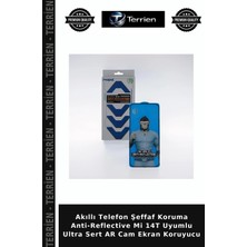 Terrien Akıllı Telefon Şeffaf Koruma Anti-Reflective Mi 14T Uyumlu Ultra Sert Ar Cam Ekran Koruyucu