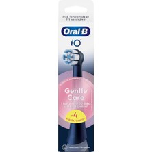 Oral-B Io Gentle Care Siyah Diş Fırçası Yedek Başlığı 4 Adet
