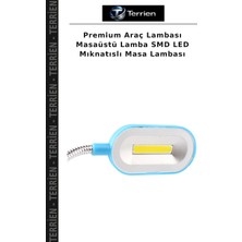 Terrien Premium Araç Lambası Masaüstü Lamba Smd LED Mıknatıslı Masa Lambası
