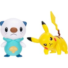 Pokemon Battle 2'li Figür Seti Pikachu  Oshawott