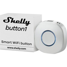 Shelly Button 1 x Wifi Cihazı, Çok Yönlü, Şarj Edilebilir Lityum Pil, Otomasyon Oluşturmak Için, Ale