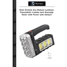 Terrien Özel Üretim Dış Mekan Lambası Taşınabilir Lamba Işık Kaynağı Solar LED Fener Çok Amaçlı