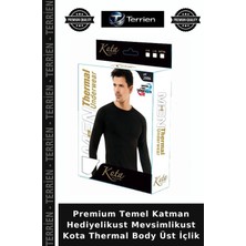 Terrien Premium Temel Katman Hediyelikust Mevsimlikust Kota Thermal Body Üst Içlik