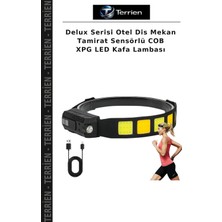 Terrien Delux Serisi Otel Dis Mekan Tamirat Sensörlü Cob Xpg LED Kafa Lambası