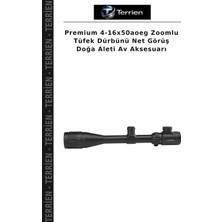 Terrien Premium 4-16X50AOEG Zoomlu Tüfek Dürbünü Net Görüş Doğa Aleti Av Aksesuarı