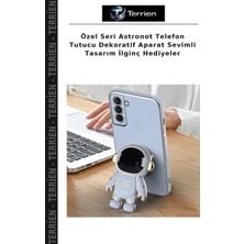 Terrien Özel Seri Astronot Telefon Tutucu Dekoratif Aparat Sevimli Tasarım Ilginç Hediyeler