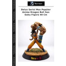 Terrien Delux Serisi Mas Popüler Anime Dragon Ball Son Goku Figürü 40 cm