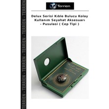 Terrien Delux Serisi Kıble Bulucu Kolay Kullanım Seyahat Aksesuarı - Pusulasi ( Cep Tipi )