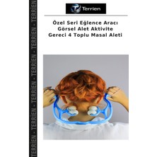 Terrien Özel Seri Eğlence Aracı Görsel Alet Aktivite Gereci 4 Toplu Masal Aleti