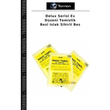 Terrien Delux Serisi Ev Düzeni Temizlik Bezi Islak Sihirli Bez