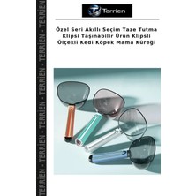 Terrien Özel Seri Akıllı Seçim Taze Tutma Klipsi Taşınabilir Ürün Klipsli Ölçekli Kedi Köpek Mama Küreği