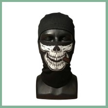 Bşk Virgo Unisex Kuru Kafa Puro Baskılı Balaklava 1 Adet Tek Beden Viskoz Kask Içi Outdoor Maske BSK2026