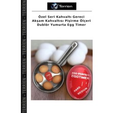 Terrien Özel Seri Kahvaltı Gereci Akşam Kahvaltısı Pişirme Ölçeri Dublör Yumurta Egg Timer