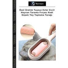 Terrien Özel Üretim Tuysuz Evler Evcil Hayvan Tarama Fırçası Kedi Köpek Tüy Toplama Tarağı