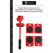 Terrien Büyük Eşya Taşıyıcı Ev Işi Kolaylaştırıcı Temizlik Yardımcısı Tekerlekli Mobilya Kaydırma Aleti